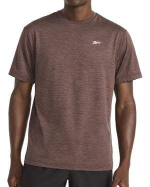 Reebok 's Strike Short Sleeve Crewneck T-shirt - Brown
