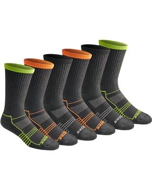 Dickies Hydro-cool Moisture Control Crew Socks, - Gray