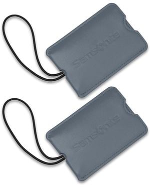 Samsonite 2-pack Vinyl Id Tags - Gray