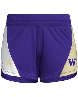 adidas NCAA Designed for Training Logo Woven Shorts - Lila