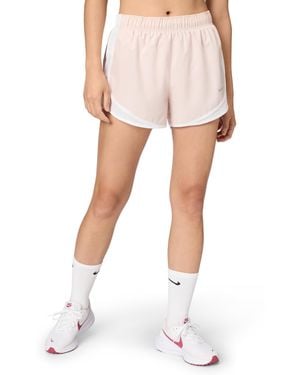 Nike Tempo Dri-fit Mid-rise Brief-lined Running Shorts - White