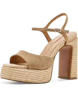 Steve Madden Liandra Heeled Sandal - Natural