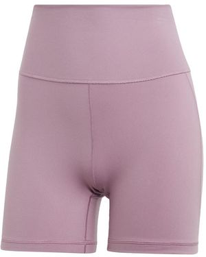 adidas Yoga Studio Five-inch Short Tights - Pink