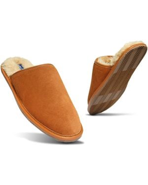 Cole Haan Soft Lined Comfort Scuff Slipper - White