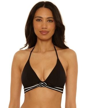 Trina Turk Standard Triumph Triangle Bikini Top - Black