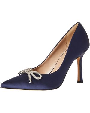 The Drop Parish Holiday Bow Pump Navy - Blue