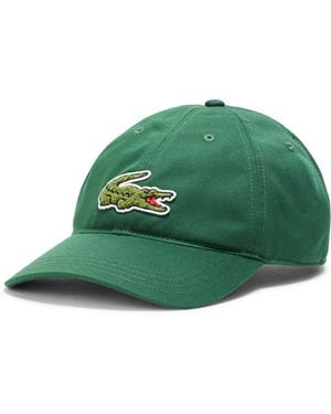 Lacoste Crocodile Badge Cotton Twill Cap - Green
