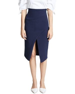 Black Halo Juma Pencil Skirt - Blue