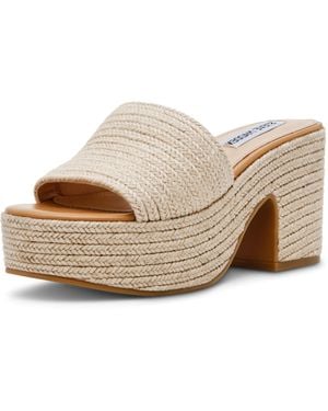 Steve Madden Trippy Heeled Sandal - Natural