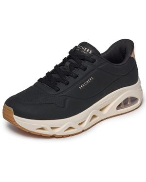 Skechers Uno Step-glide On Air Hands Free Slip-ins Sneaker - Black