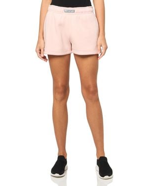 Lacoste Brushed Fleece Shorts - Pink