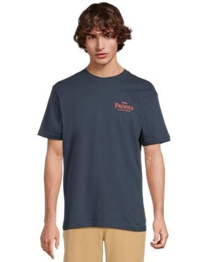 Quiksilver Pacifico Search For Beauty Short Sleeve Screen Tee - Blue