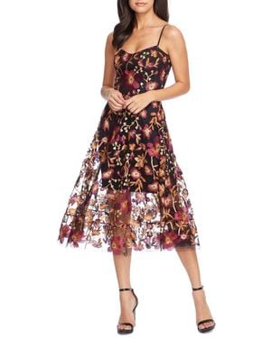 Dress the Population Womens Uma Dress - Red