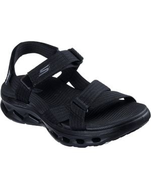 Skechers On-The-go Glide Step 2.0 Sandal-Camden Fischersandale - Schwarz