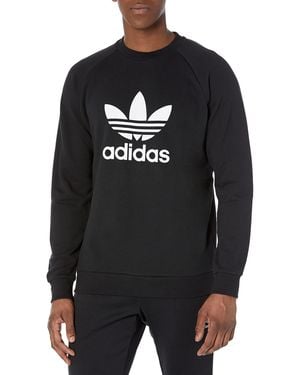 adidas Originals Adicolor Classics Trefoil Crewneck - Black