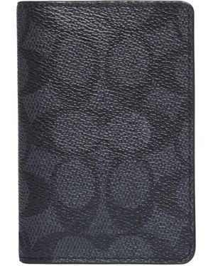 COACH Card Wallet - Black