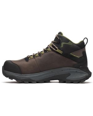 Merrell Moab Speed 2 Mid Waterproof Carbon Fiber Work Construction Boot - Black