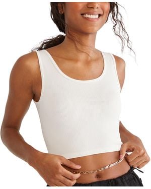 Aéropostale Seamless Wear 3-way Tank - White