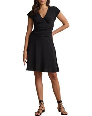 Velvet By Graham & Spencer Ella Vintage Velvet Dress - Black