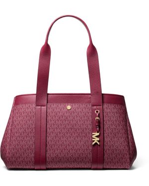 Michael Kors Romee Large Tote in Black | Lyst