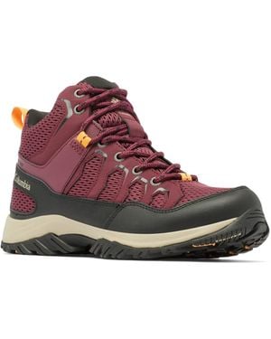 Columbia Granite Trail Mid Waterproof Hiking Shoe - Red