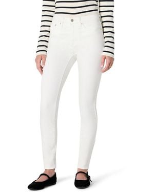 Amazon Essentials Pantalones Vaqueros Ajustados de Tiro Alto Elásticos Mujer - Blanco