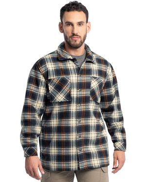 Wrangler Riggs Burley Sherpha Bonded Flannel Overshirt - Multicolor