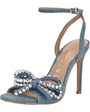 Guess Charmin Heeled Sandal - Blue
