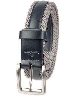 Tommy Bahama Casual Perforated Strap Belt - Gray