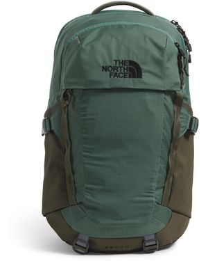 The North Face Recon Everyday Laptop Backpack | Daypack With Water Repellent Finish - Green