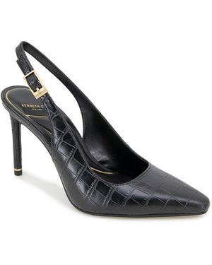 Kenneth Cole Quinnly Sling Crystal Pump - Black
