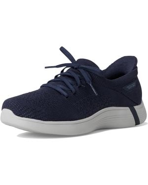 Skechers On-the-go Hands Free Slip-ins Swift W/knit Fit Oxford - Blue