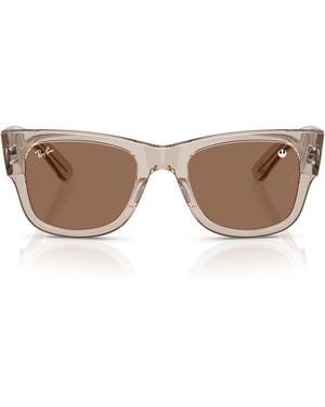 Ray-Ban X Star Wars Rebel Alliance Rb0840sf Mega Wayfarer Low Bridge Fit Sunglasses - Black