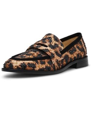 Betsey Johnson Sb-canne Loafer - Brown