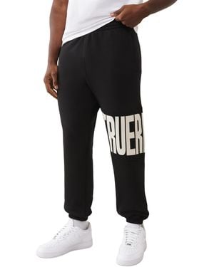 True Religion Knit Panel Tr Jogger - Black
