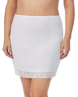 Jones New York Silky Touch 19 Anti-cling Above Knee Half Slip - White