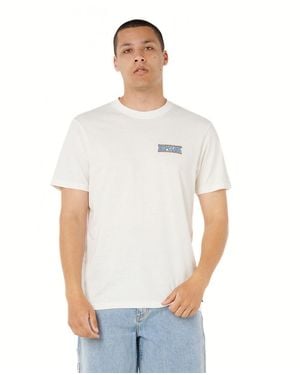 Rip Curl Relaxed Fit Logo Crew T-shirt - White