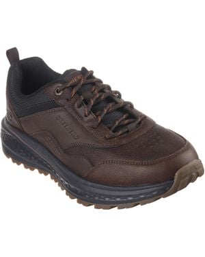 Skechers Usa Slade Ultra-peralto Oxford - Brown