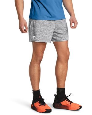 Under Armour Project Rock Terry Shorts, - Blue