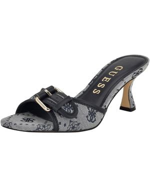 Guess Dista Heeled Sandal - Black