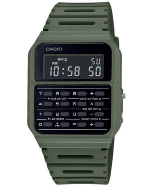 G-Shock Data Bank Quartz Watch With Resin Strap - Green