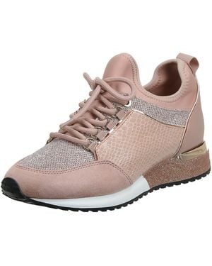 ALDO Court Wood Fashion Lace Up Trainer - Metallic