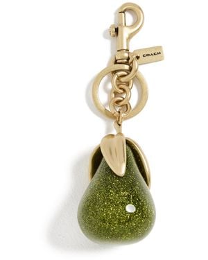 COACH Resin Pear Bag Charm - Green