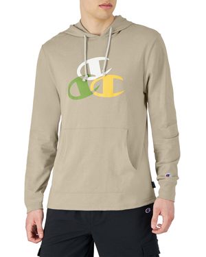 Champion Midweight Soft And Comfortable T shirt Hoodie For Elevation Blue Offset C s Small for Men Lyst