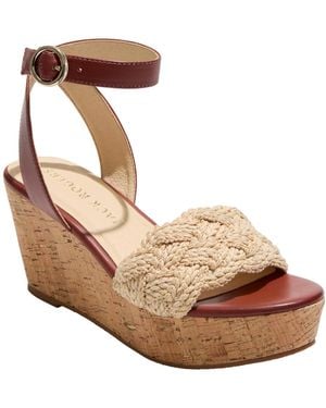 Jack Rogers Dumont Woven Rope Wedge Sandal - Brown