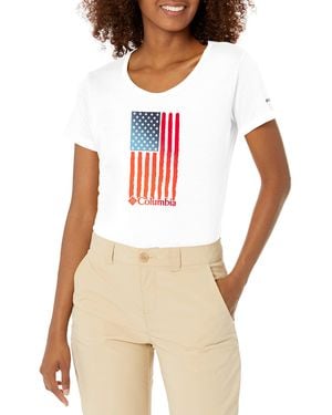 Columbia Daisy Days Short Sleeve Tee T-shirt - White