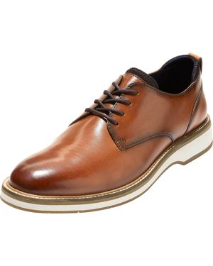 Cole Haan Osborn Grand 360 Plain Toe Oxford (British Tan/Ivory) Shoes - Brown