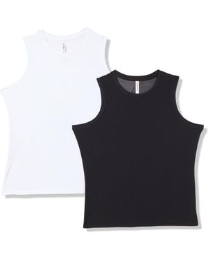 Jockey 2 Pack Fly Back Workout Tank Tops - Black