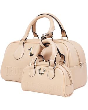 True Religion Satchel Bag - Natural