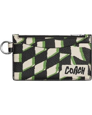 COACH Zip Card Case - Green